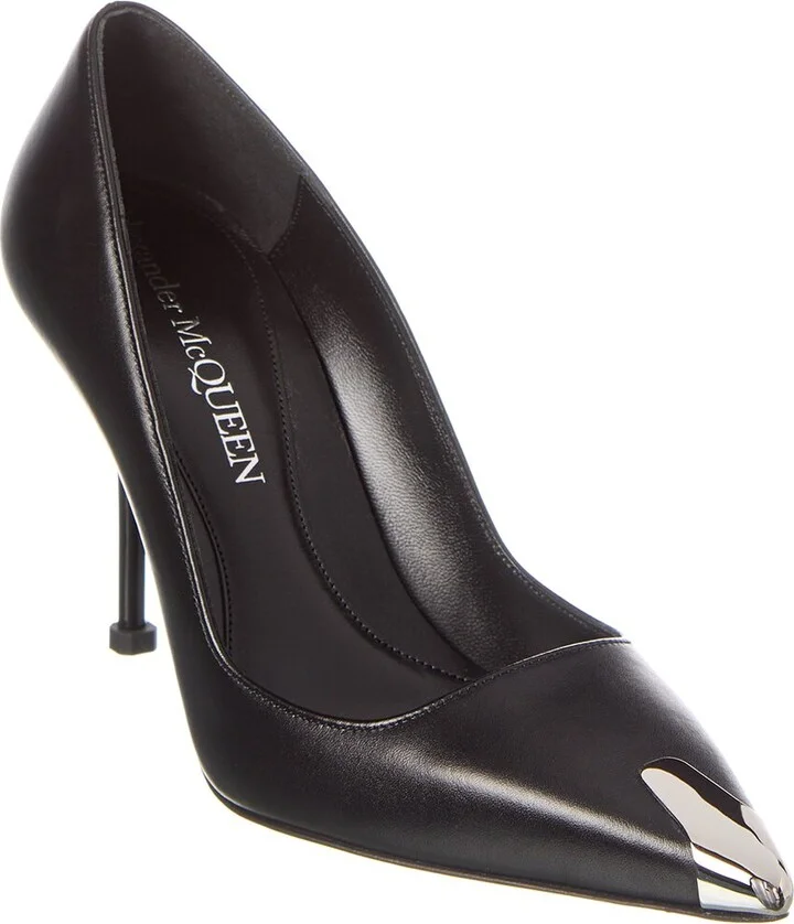 Alexander Mcqueen Punk Leather Pump