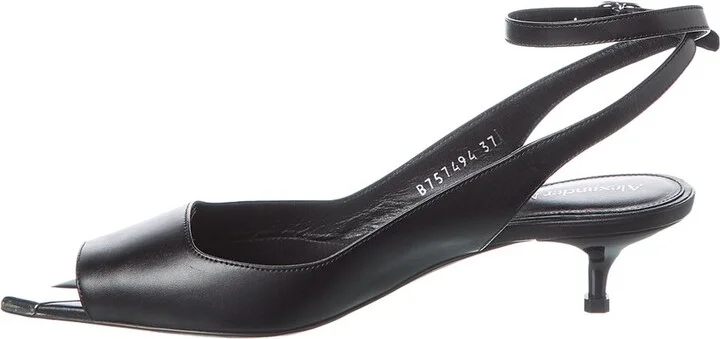 Alexander Mcqueen Punk Leather Sandal - Image 2