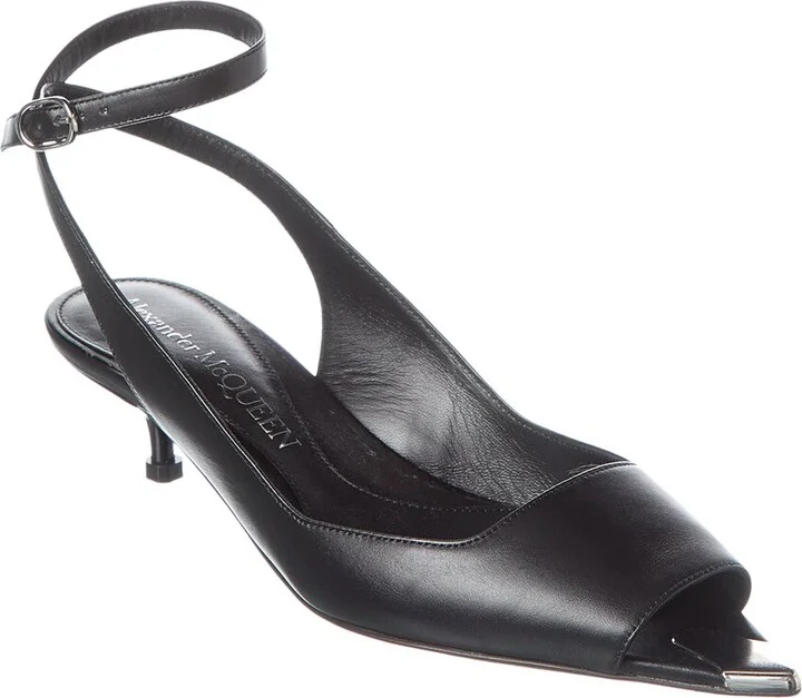 Alexander Mcqueen Punk Leather Sandal