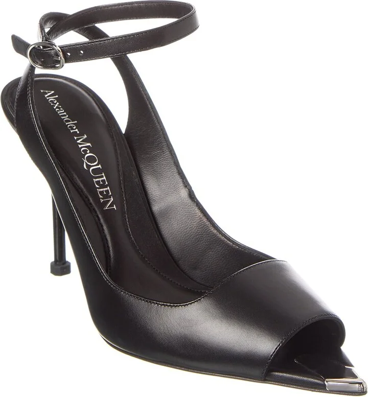 Alexander Mcqueen Punk Leather Sandal