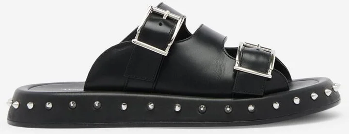Alexander McQueen Punk Leather Sandals