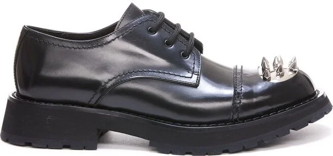 Alexander McQueen Punk Stud-Detailed Derby Shoes