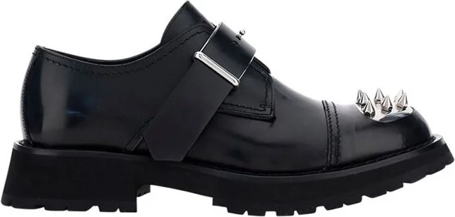 Alexander McQueen Punk Studded Derby Shoes