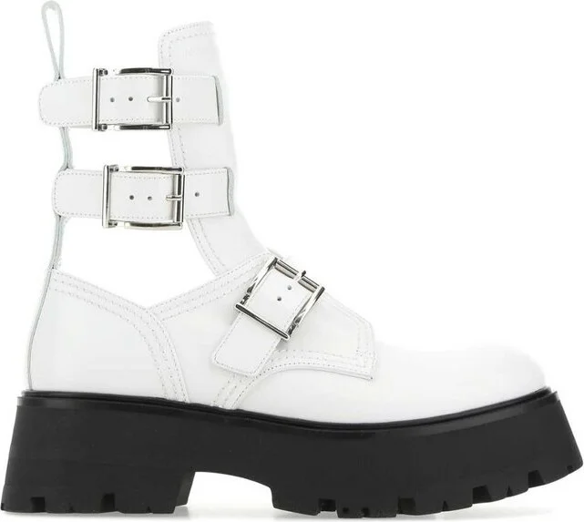 Alexander McQueen Rave Buckle Boots
