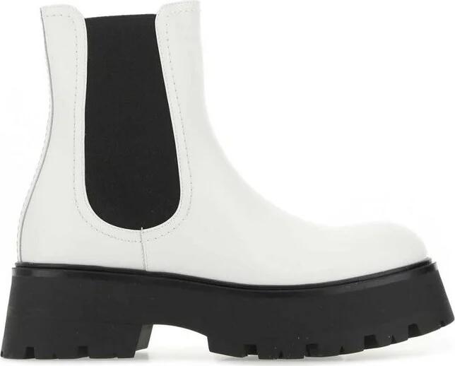 Alexander McQueen Rave Chelsea High-Top Boots