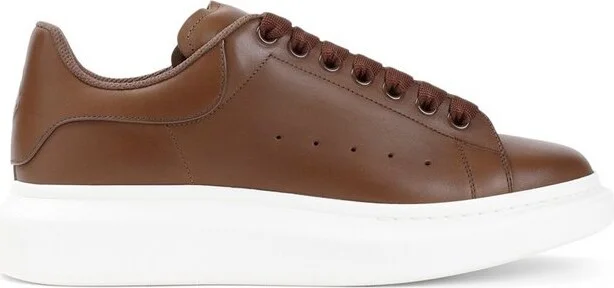 Alexander McQueen Round Toe Lace-Up Sneakers