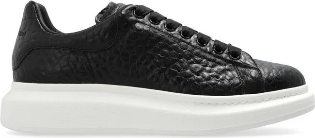 Alexander McQueen Round Toe Lace-Up Sneakers