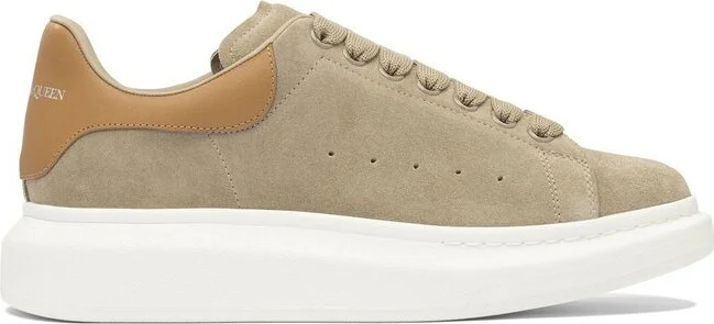 Alexander McQueen Round-Toe Lace-Up Sneakers