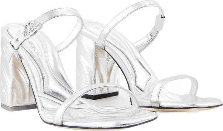 Alexander McQueen Seal Heeled Sandals - Image 2