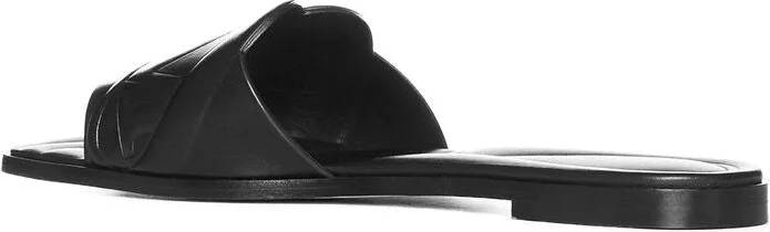 Alexander McQueen Seal Leather Flat Sandals - Image 3