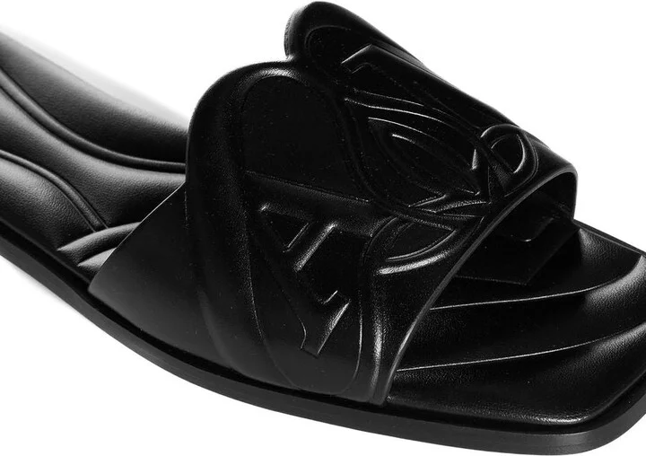 Alexander McQueen Seal Leather Flat Sandals - Image 4