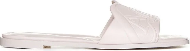 Alexander McQueen Seal Slip-On Sandals