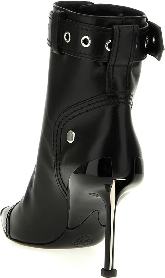 Alexander McQueen 'Slash Biker' Ankle Boots - Image 2