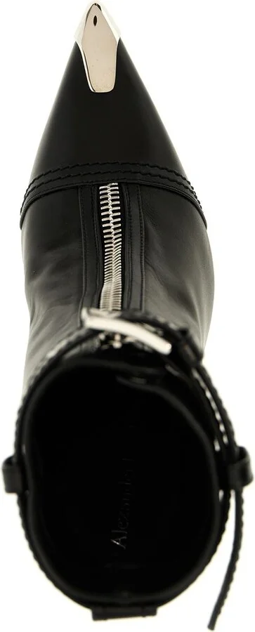 Alexander McQueen 'Slash Biker' Ankle Boots - Image 3