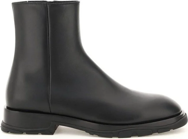 Alexander McQueen Slim Tread Ankle Boots