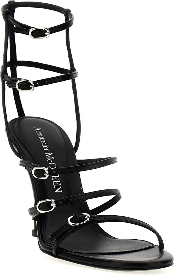 Alexander McQueen Strap Leather Sandals - Image 2