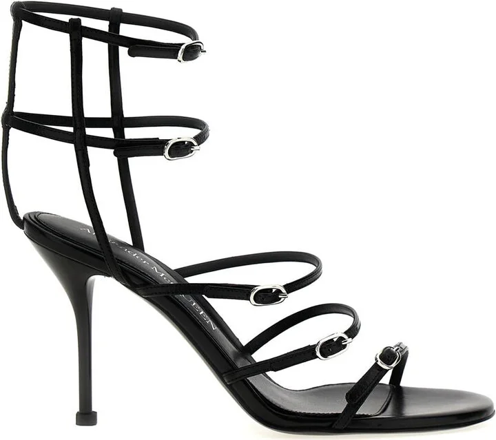 Alexander McQueen Strap Leather Sandals
