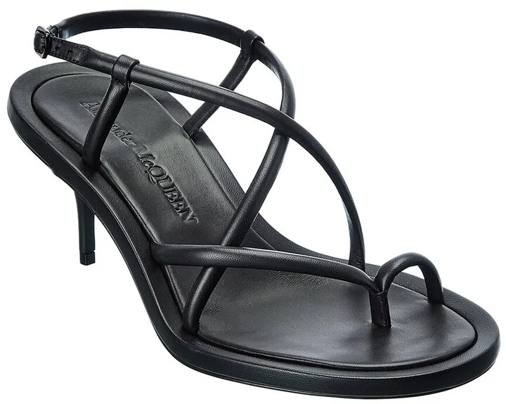 Alexander Mcqueen Strappy Leather Sandal