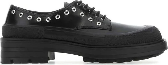 Alexander McQueen Studded Detailed Lace-Up Shoes