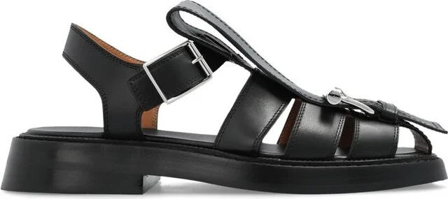 Alexander McQueen T-Bar Cage Sandals