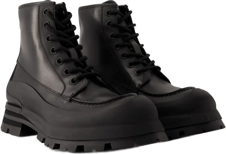Alexander McQueen Tread Ankle Boots - Image 2