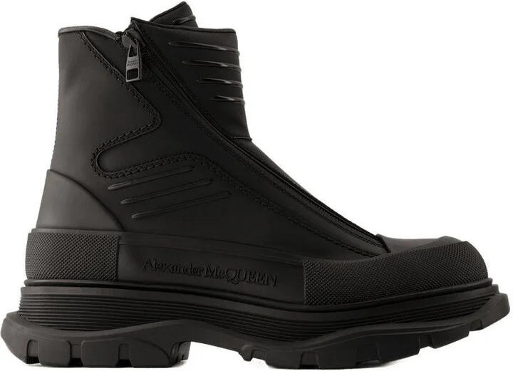 Alexander McQueen Tread Ankle Boots
