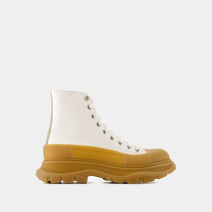 Alexander McQueen Tread Ankle Boots