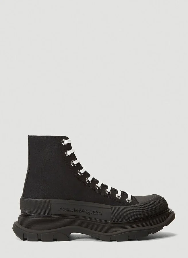 Alexander McQueen Tread Lace Up Boots
