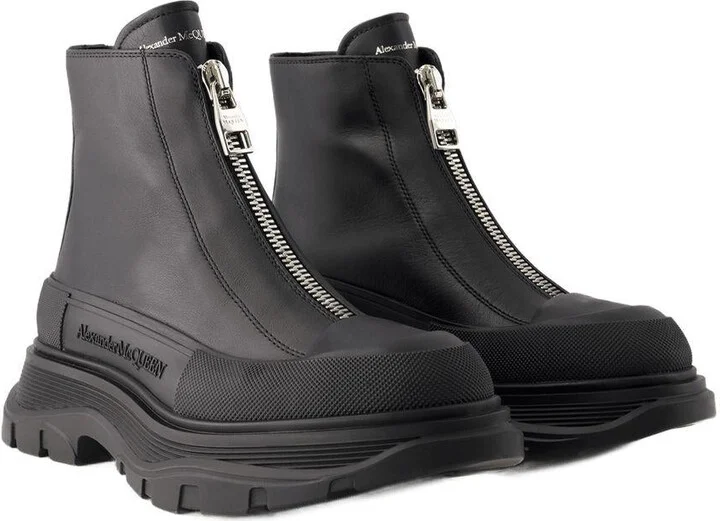 Alexander McQueen Tread Slick Ankle Boots - Image 2