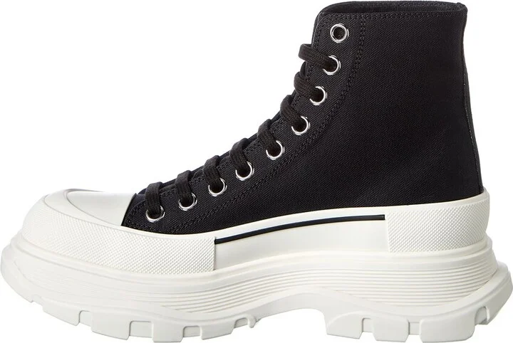 Alexander Mcqueen Tread Slick Canvas Boot - Image 2