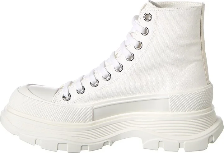Alexander Mcqueen Tread Slick Canvas Boot - Image 2