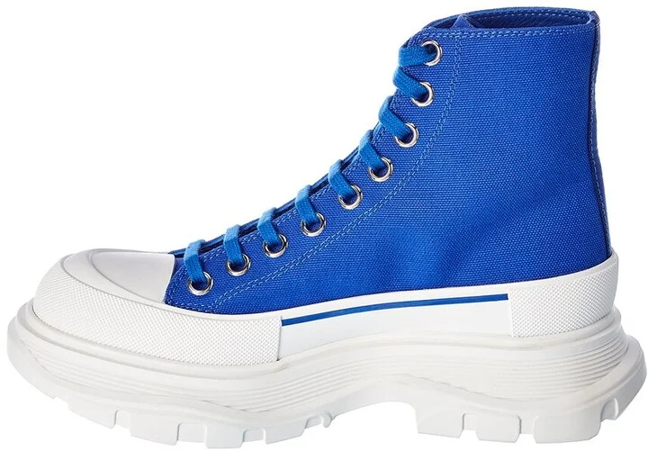 Alexander Mcqueen Tread Slick Canvas Boot - Image 2