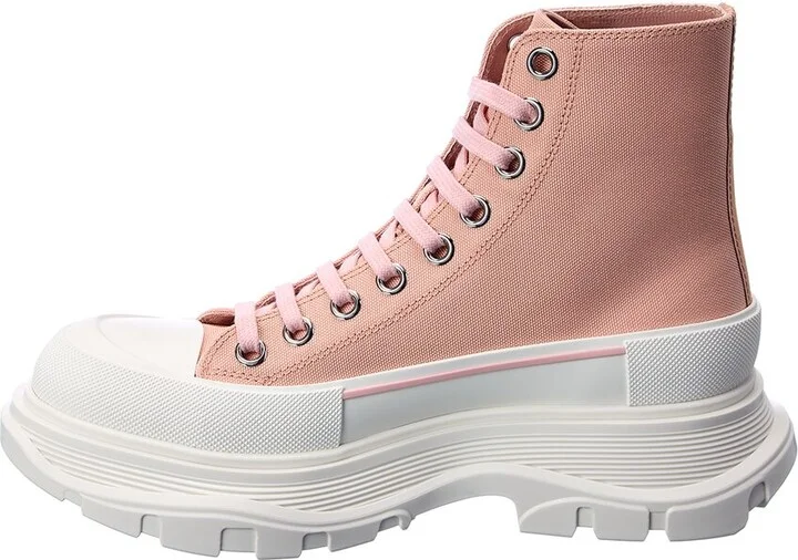 Alexander Mcqueen Tread Slick Canvas Boot - Image 2