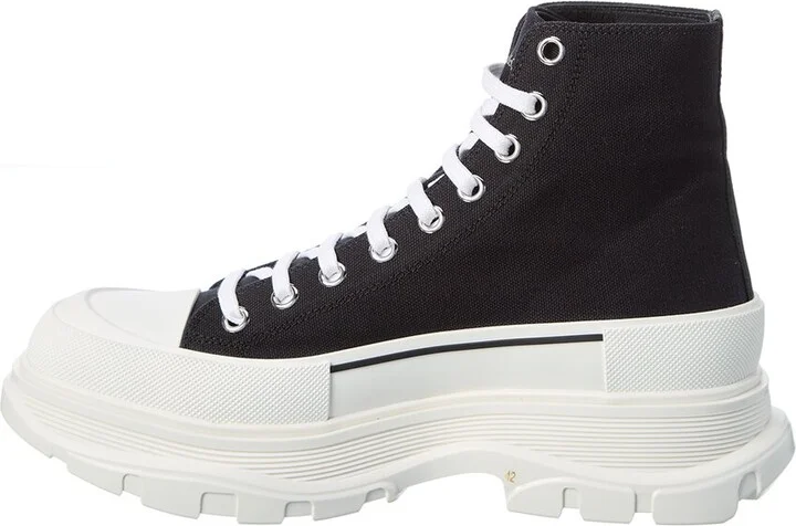 Alexander Mcqueen Tread Slick Canvas Boot - Image 2