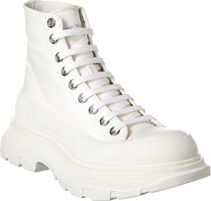 Alexander McQueen Tread Slick Canvas Boot