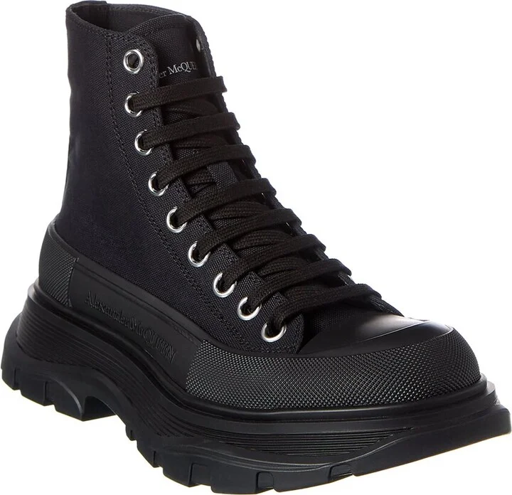 Alexander McQueen Tread Slick Canvas Boot