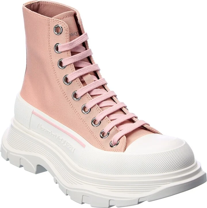 Alexander Mcqueen Tread Slick Canvas Boot