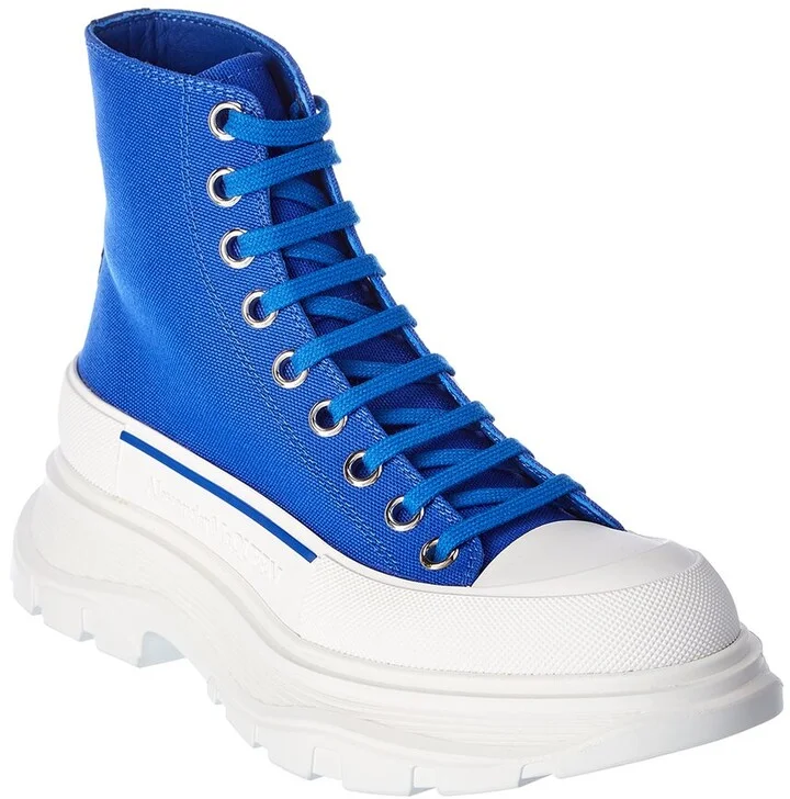 Alexander Mcqueen Tread Slick Canvas Boot