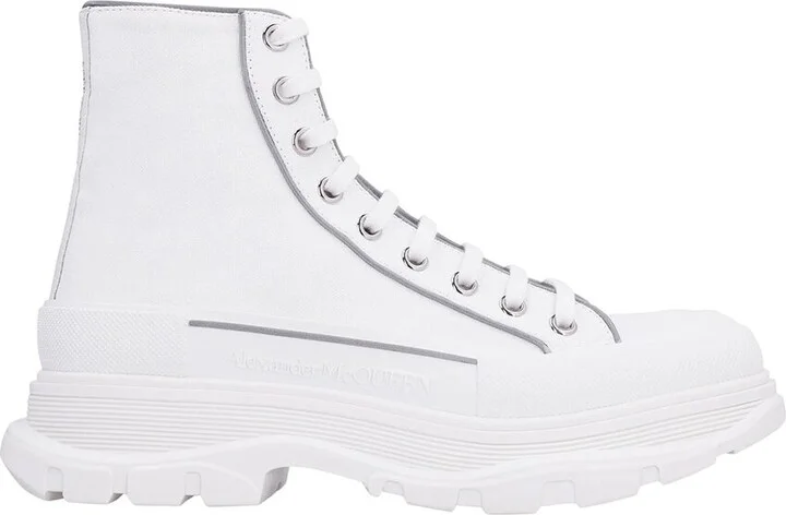Alexander Mcqueen Tread Slick Canvas High-Top Sneaker - Image 2