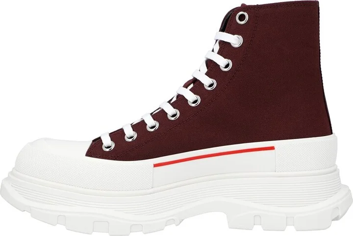 Alexander Mcqueen Tread Slick Canvas High-Top Sneaker - Image 2