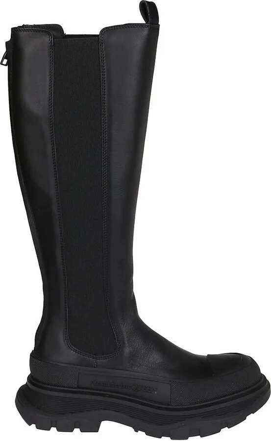 Alexander McQueen Tread Slick Knee-High Boots