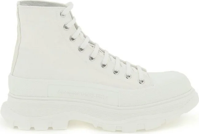 Alexander McQueen Tread Slick Lace-Up Boots
