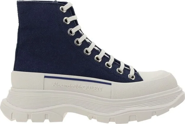 Alexander McQueen Tread Slick Lace-Up Sneaker Boots