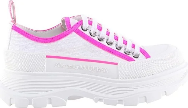 Alexander McQueen Tread Slick Lace-Up Sneakers