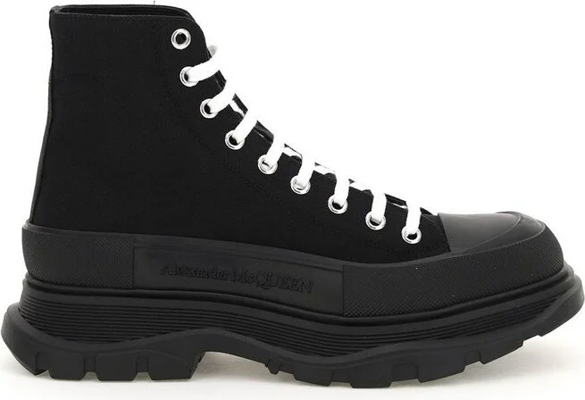 Alexander McQueen Tread Slick Lace-Up Sneakers