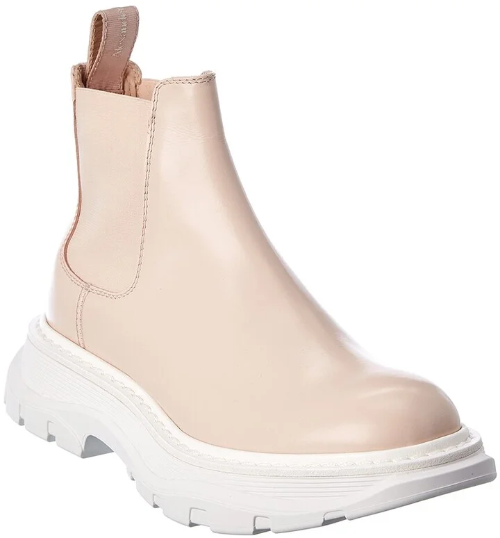 Alexander Mcqueen Tread Slick Leather Boot