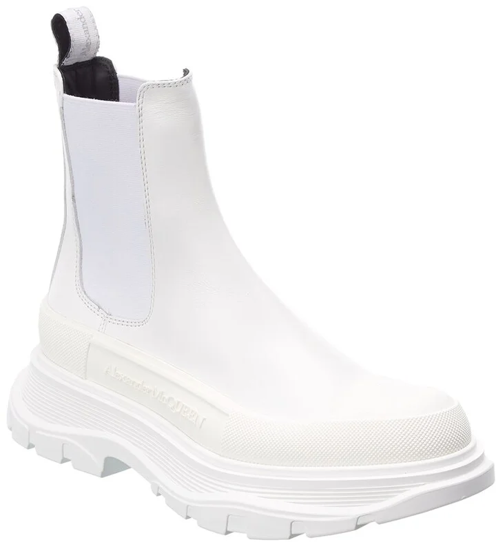 Alexander Mcqueen Tread Slick Leather Boot