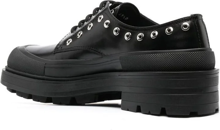 Alexander McQueen Tread Slick Leather Brogues - Image 3