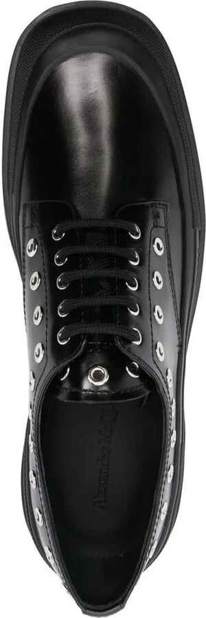 Alexander McQueen Tread Slick Leather Brogues - Image 4