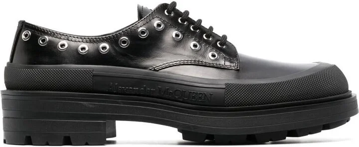 Alexander McQueen Tread Slick Leather Brogues